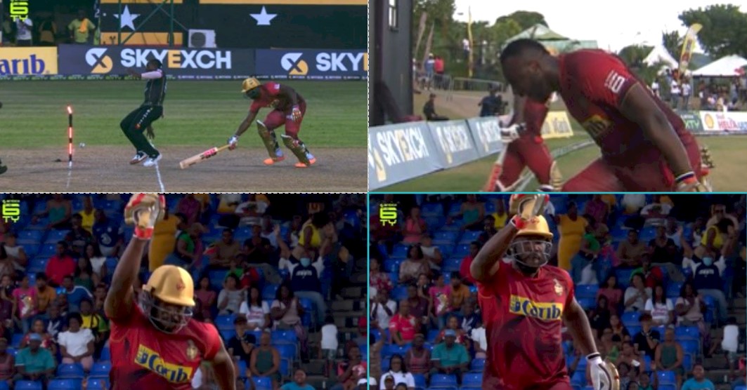 Andre Russell angry on Run Out Video
