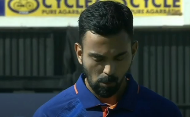 KL Rahul Chewing Gum
