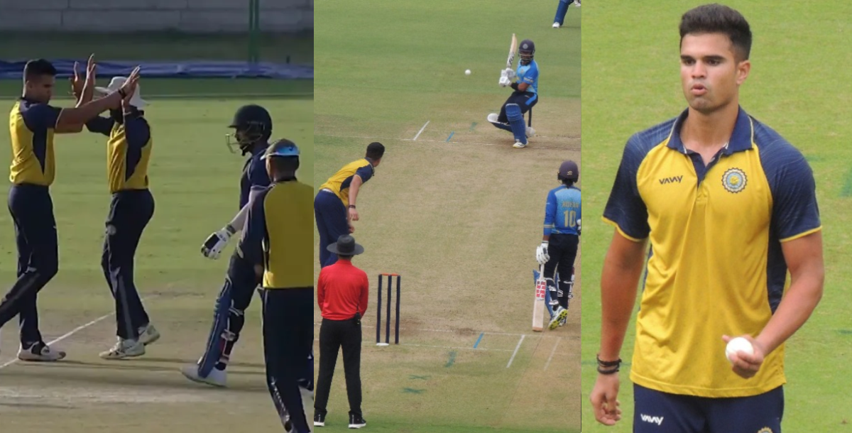 W,W,W,W... सचिन के लाल Arjun Tendulkar ने विजय हजारे ट्रॉफी में काटा बवाल, 1 ही मैच में झटके इतने वि...
