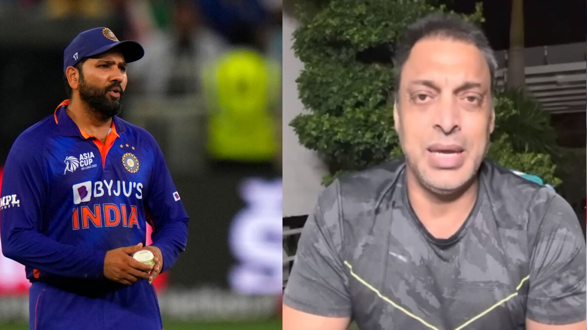 Asia cup 2022 rohit sharma looked uncomfortable screamed shoaib akhtar counted the mistakes of india