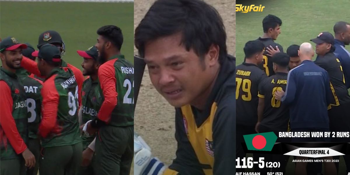 Asian Games 2023: 11 गेंदों में बनाने थे 6 रन, फिर भी बांग्लादेश के खिलाफ हारा मलेशिया, फिर फूट-फूट...