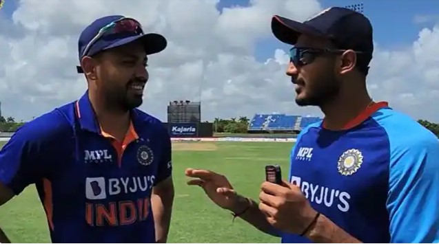 Avesh Khan and Axar Patel