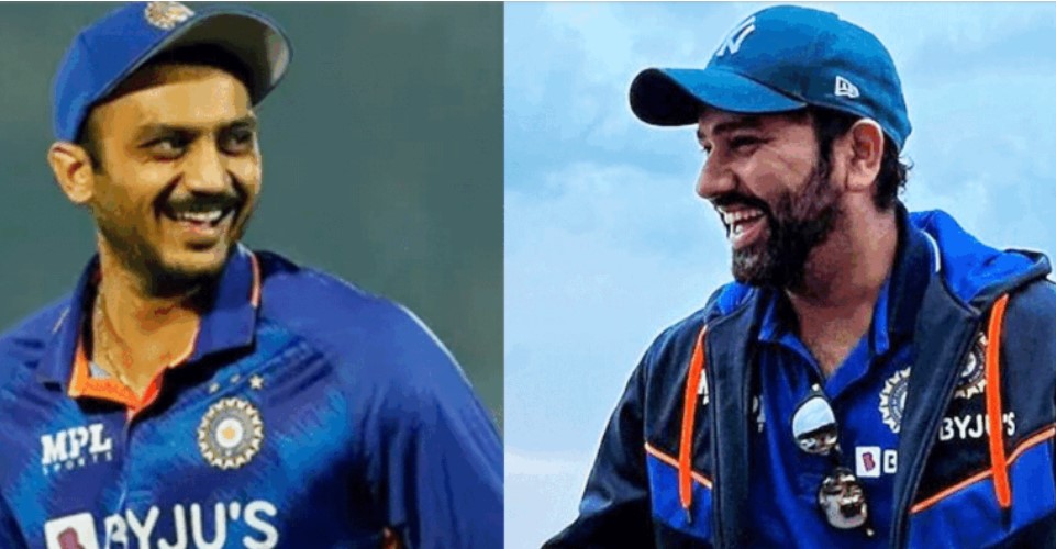 Axar Patel - Rohit Sharma