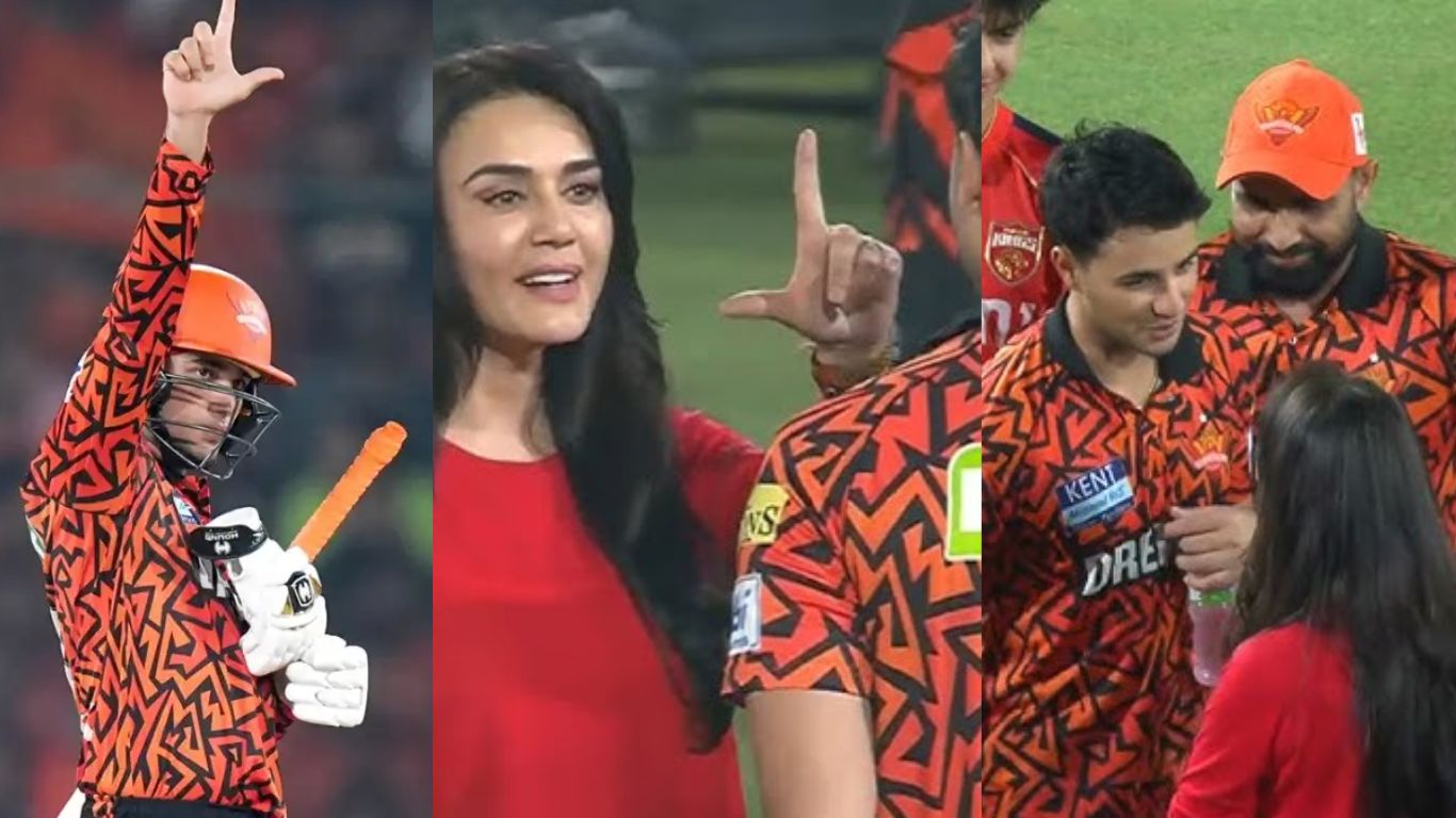 Preity Zinta , Abhishek Sharma , Sunrisers Hyderabad , Punjab Kings