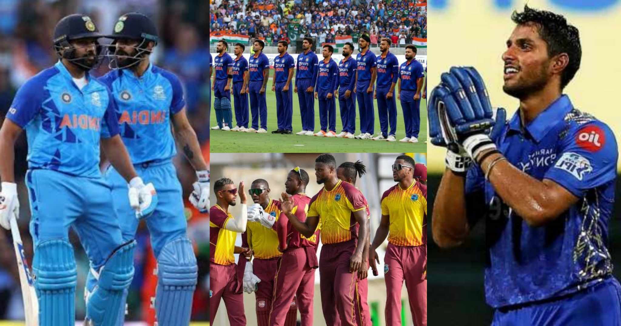 BCCi announced T20 series squad against west indies wi vs ind 2023
