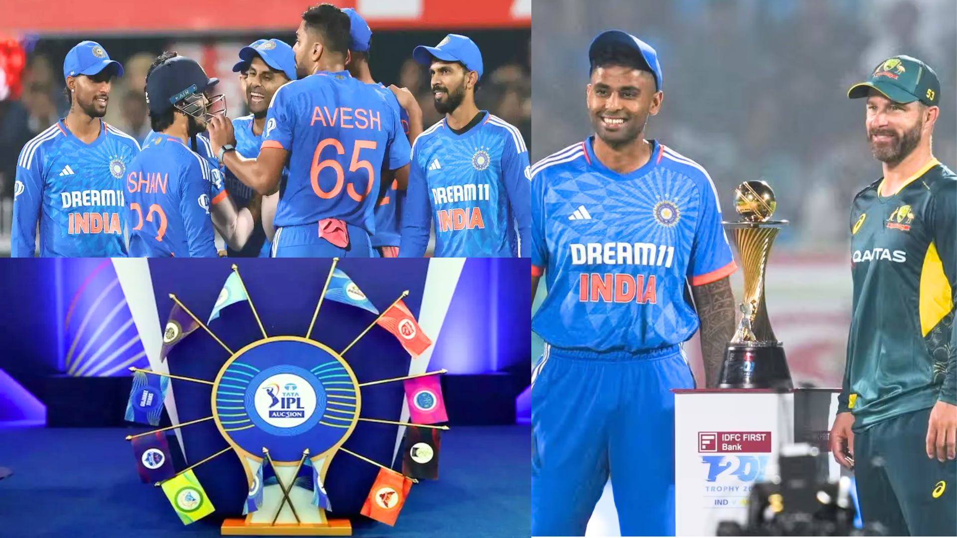 ऑस्ट्रेलिया के खिलाफ 5 टी20 के लिए 15 सदस्यीय Team India आई सामने! KKR-मुंबई इंडियंस के 3-3 खिलाड़ी त...