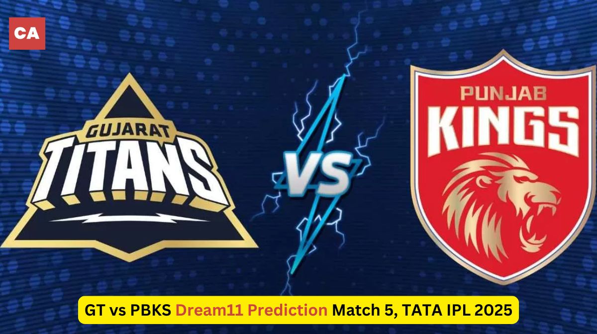 GT vs PBKS Match 5 TATA IPL, 2025