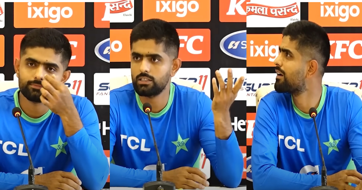 VIDEO: नेपाली पत्रकार ने अंग्रेजी में पूछा सवाल, तो Babar Azam के छूट गए पसीने, फिर हुआ कुछ ऐसा कि स...