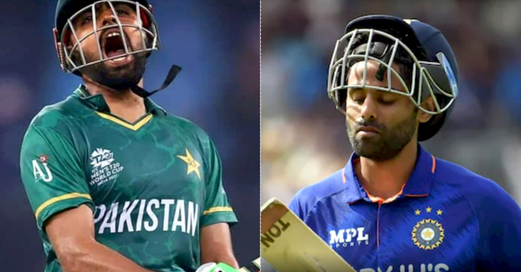 Babar Azam and Surkumar Yadav