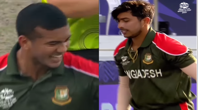 bangladesh-taskin ahmed on Soumya Sarkar