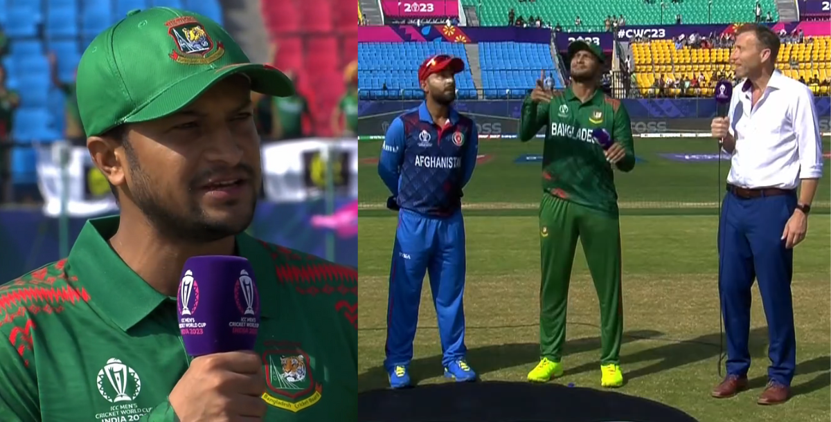 Bangladesh opt to bowl in world cup 2023