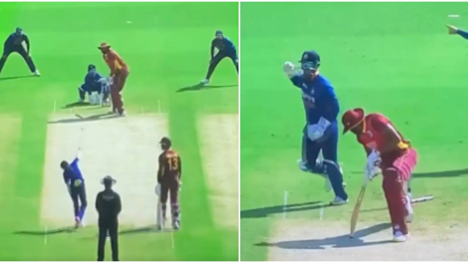 Kieron Pollard wicket