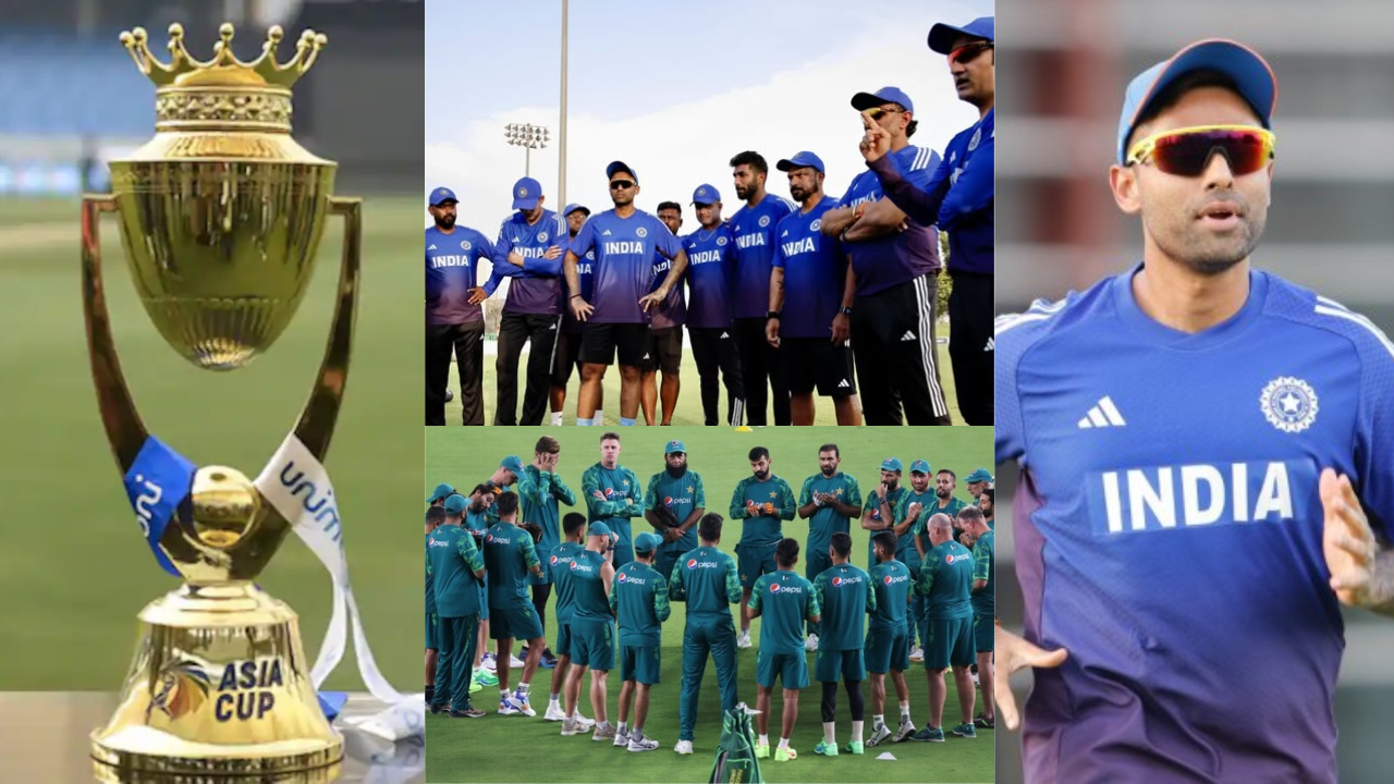 Before Entering Asia Cup 2025 Enmity Was Seen Between India And Pakistan Players This Special Rule Of Game Was Not Followed While Practicing On Same Ground
