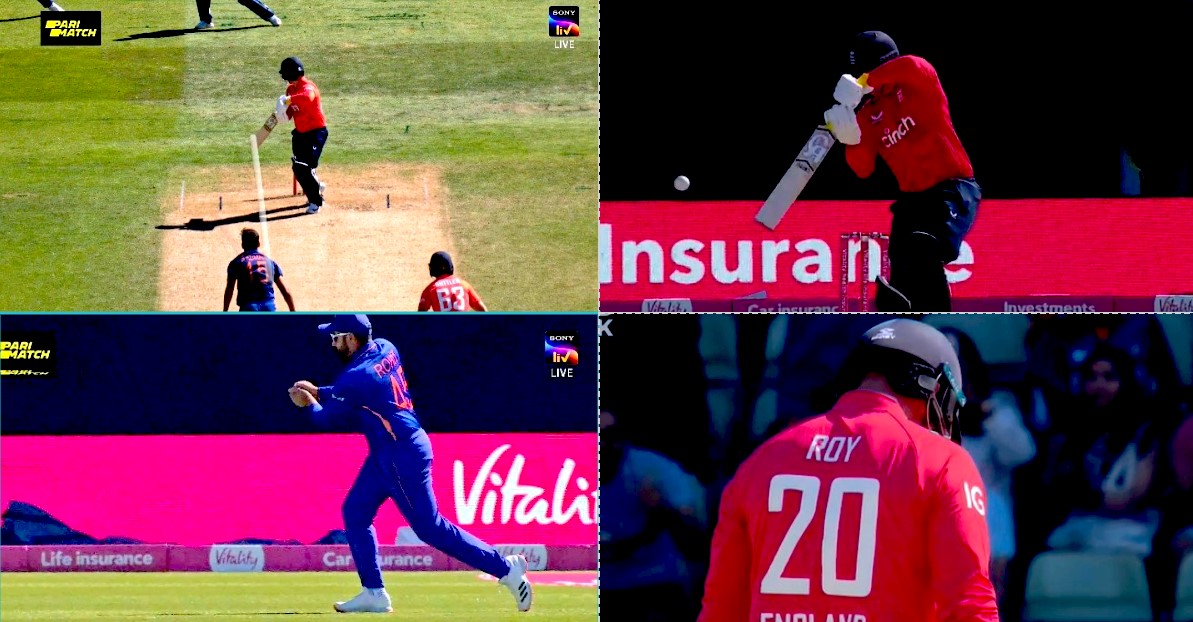 Bhuvneshwar Kumar Jason Roy 2nd T20