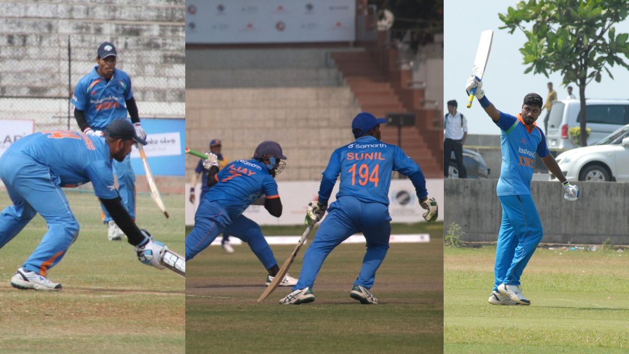 Blind Cricketer