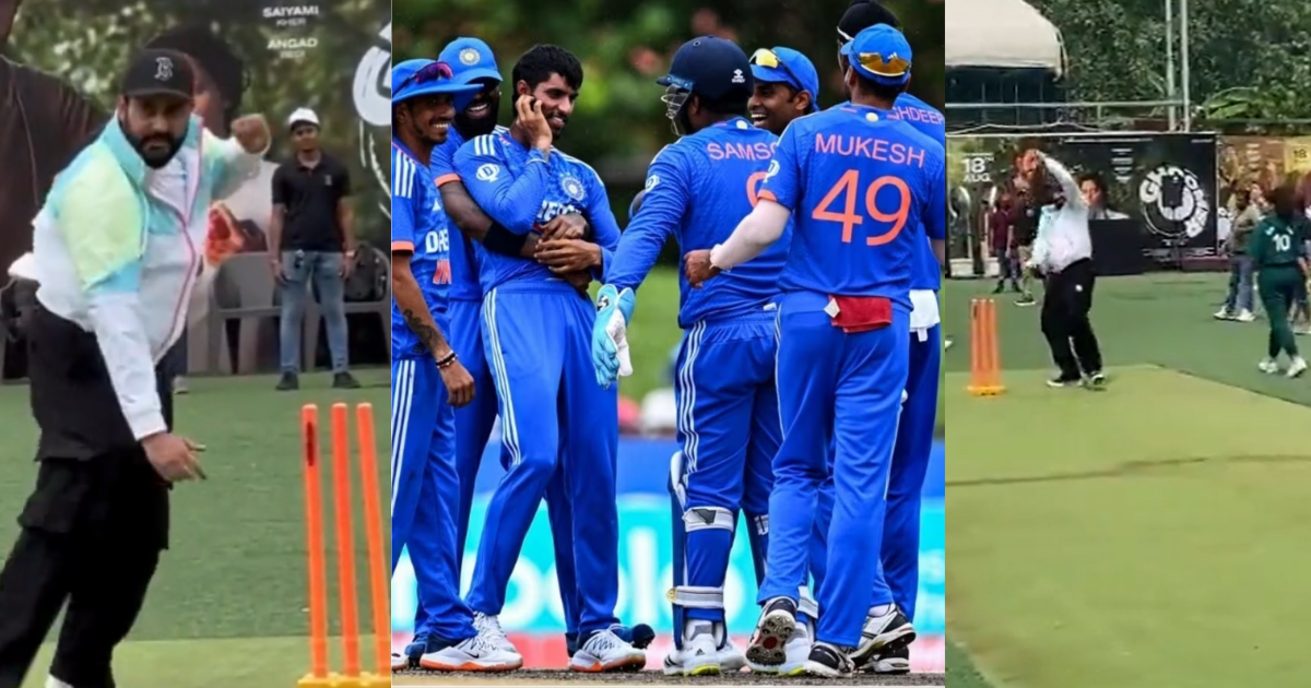Bollywood Actor abhishek bachchan played cricket to promote his film ghoomer video went viral