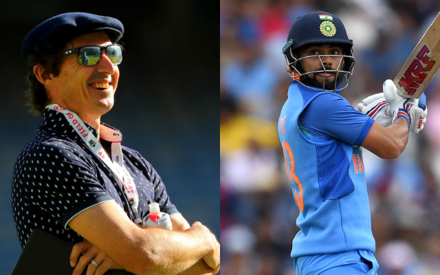 Brad-Hogg-and-Virat-Kohli