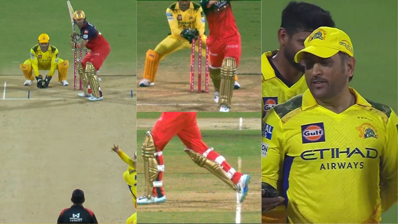 MS Dhoni Stumping again