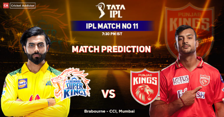 CSK vs PBKS Match Prediction 2022
