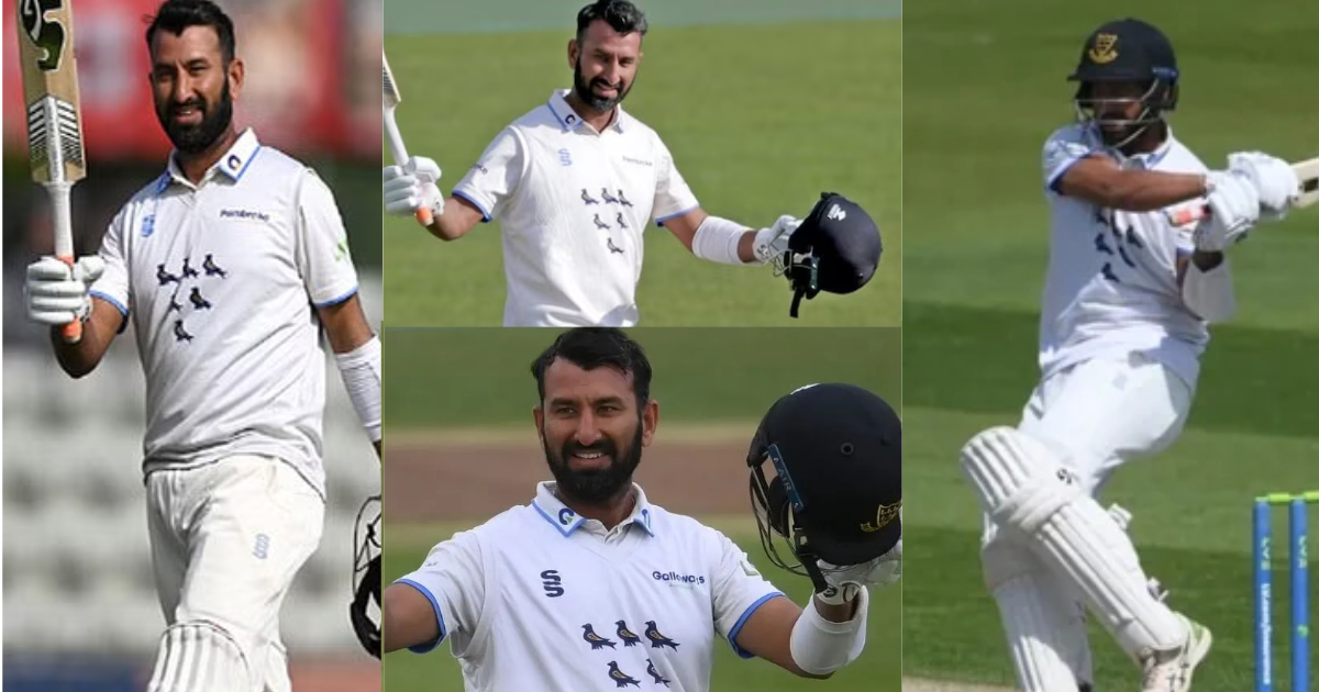 Cheteshwar Pujara 174 runs in royal london cup