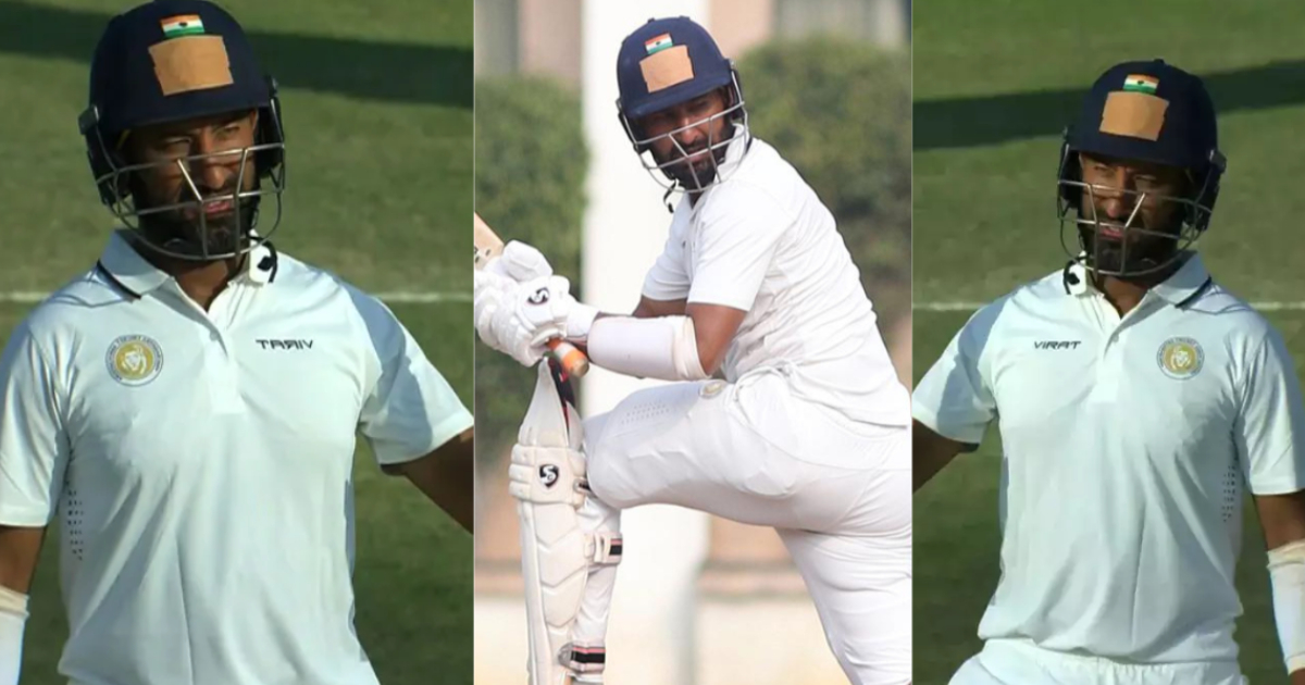 4,4,4,4,4,4,4... Cheteshwar Pujara ने BCCI के मुंह पर जड़ा तमाचा, तीसरे टेस्ट से पहले ठोका शतक, टीम इ...