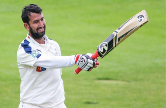 Cheteshwar Pujara County Cricket double hundred