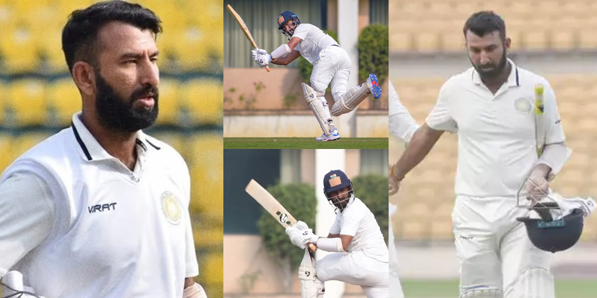 Cheteshwar Pujara braves back pain to score 91 against Services in Ranji Trophy 2024