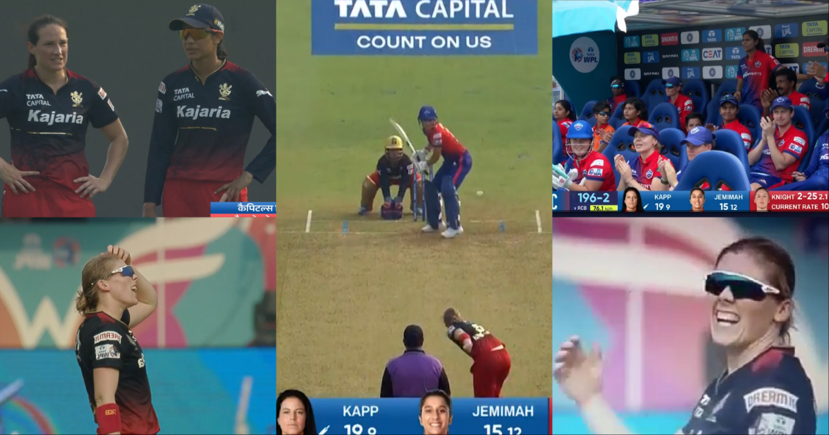 WPL 2023: VIDEO: मारिजाने कैप के घुटना टेक SIX से RCB के खेमे में पसरा मातम, गुस्से से तिलमिला गईं ग...