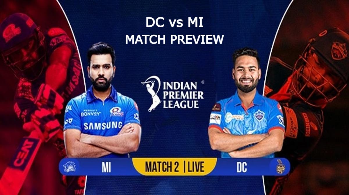 DC vs MI- Match Preview, probable Playing XI, Pitc, Weather, Head To Head