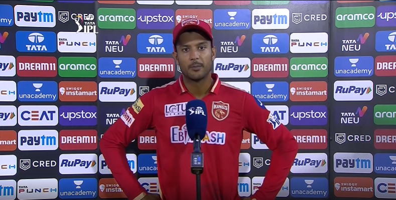 PBKS vs RR Mayank Agrawal Post Match