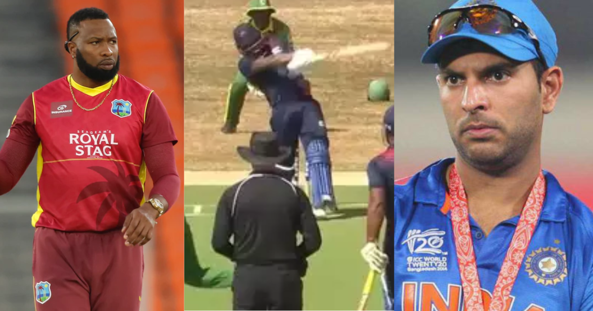Darius Visser broke the record of Yuvraj Singh and Kieron Pollard by scoring 39 runs in one over
