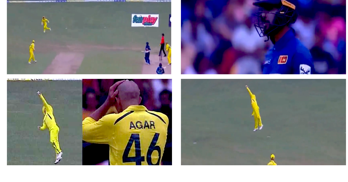 David warner caught a brilliant catch by dhananjaya de silva in SL vs AUS 1st ODI-video