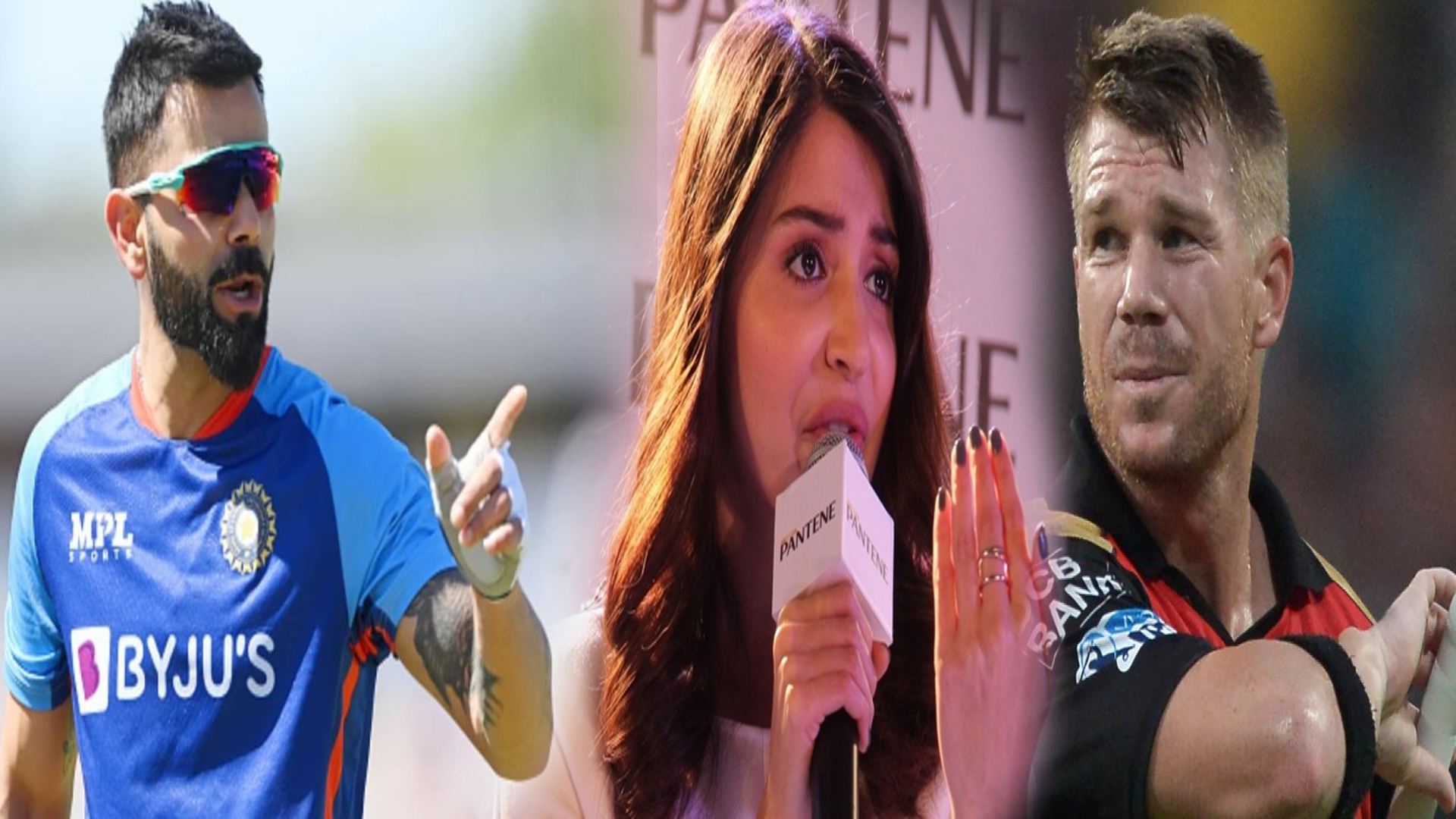 David warner comment on virat kohli wife anushka sharma photo