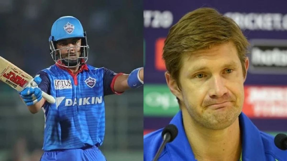 Delhi capitals assistant coach shane watson hints prithvi shaw almost out of IPL 2022