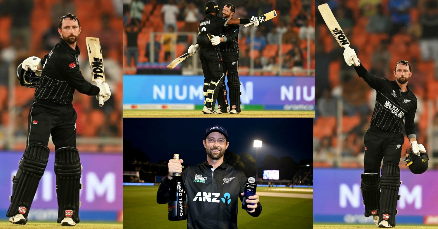 VIDEO: हवा में फेंका बल्ला, विलियमसन को ठोका सलाम, Devon Conway ने शतक के बाद जश्न से सजदे में झुकाई...