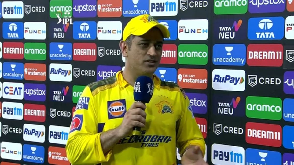 Dhoni said after beating DC It is not the end of the world in 55 ipl 2022