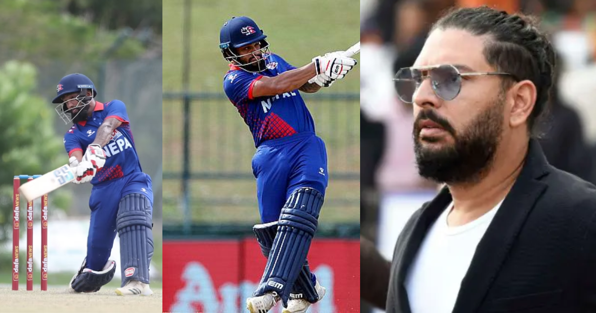 Yuvraj Singh के पीछे हाथ धोकर पड़ा ये नेपाली बल्लेबाज, पहले 9 गेंदों में जड़ी फिफ्टी, अब 1 ओवर में कूट...