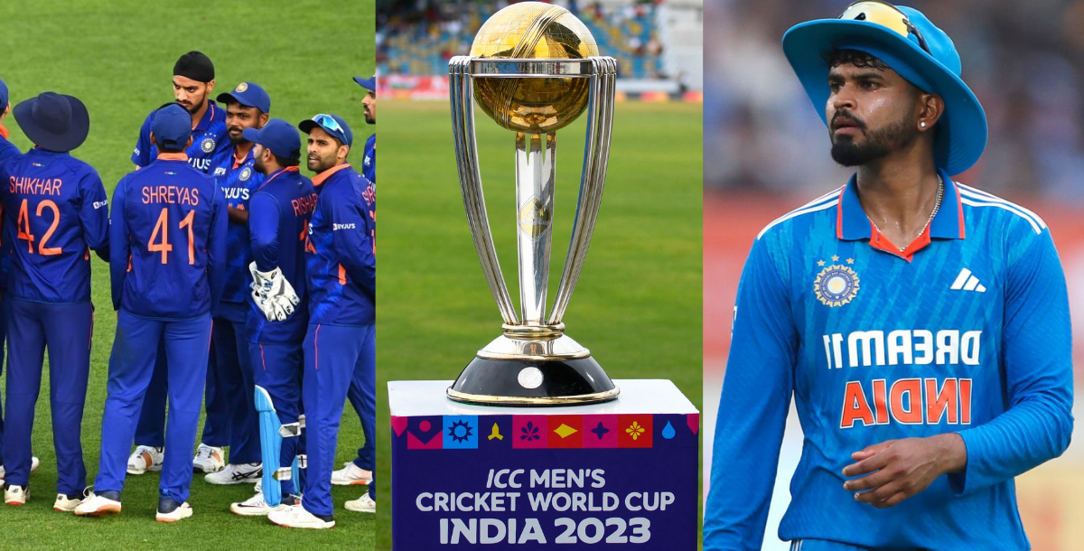 Due to poor performance in the first match of World Cup 2023 Suryakumar Yadav can replace Shreyas Iy...