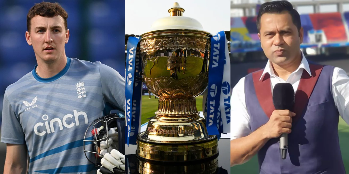Aakash Chopra ask for 2 year ban for englisg player harry brook who took his name back from ipl 2025