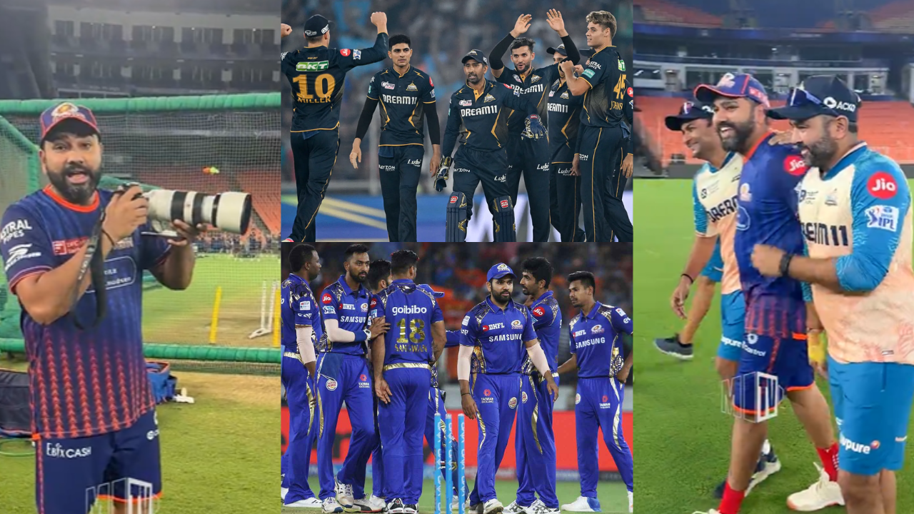 rohit sharma taking photo of gt ipl 2025 (1)