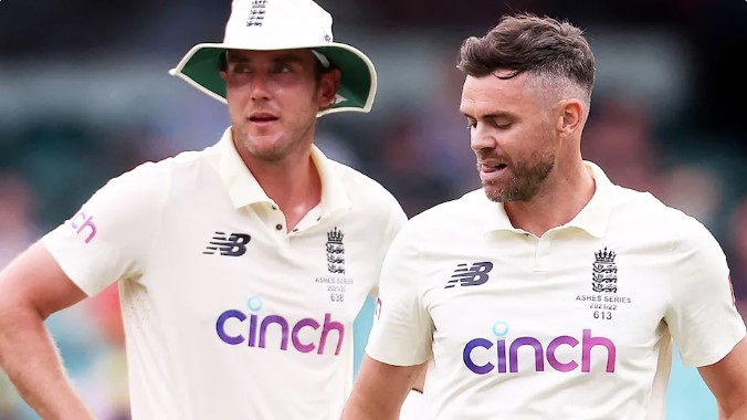 ENG vs IND -Stuart Broad and James Anderson