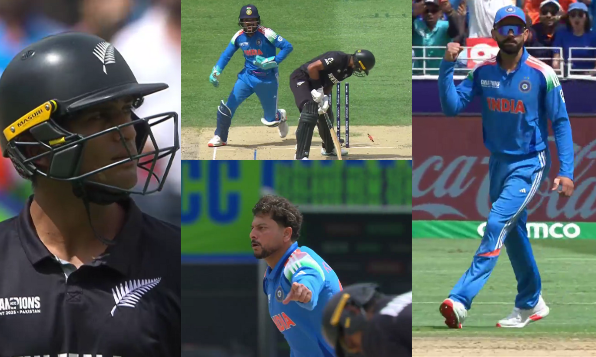 Kuldeep Yadav - Rachin Ravindra