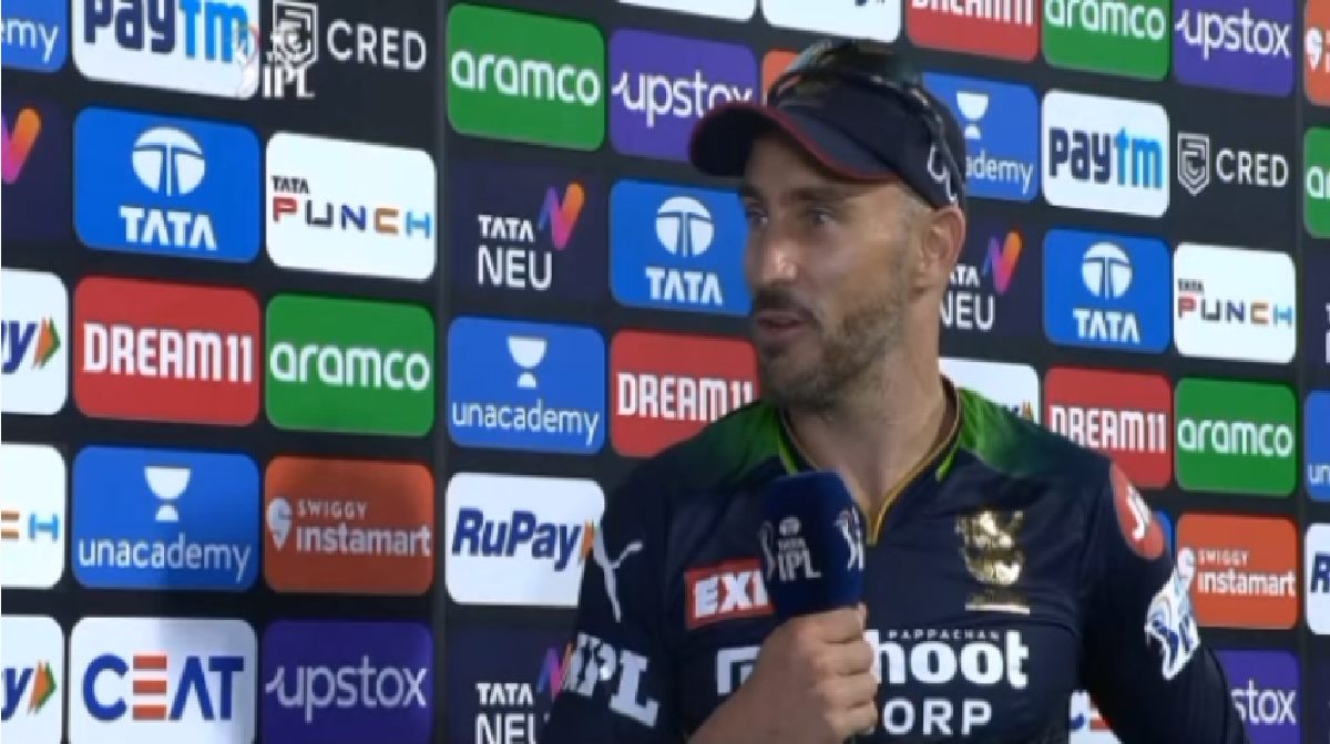 Faf Du plessis Post Match Presentation today after 54 IPL 2022