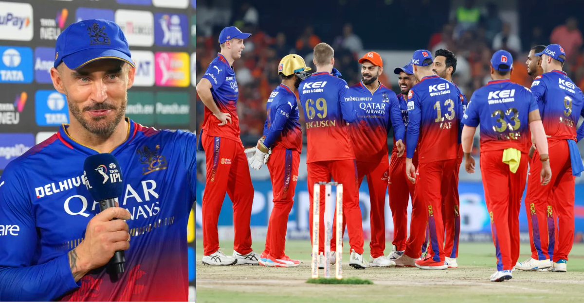 SRH के खिलाफ मिली जीत के बाद घमंड़ में चुर हुए Faf du Plessis, आगामी मैचों को लेकर दिया अटपटा बयान