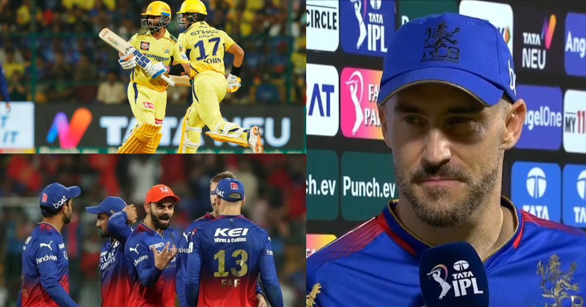 "सिर्फ उसकी वजह से...", CSK को धवस्त करने के बाद Faf du Plessis ने इस खिलाड़ी को जीत का दिया श्रेय,...