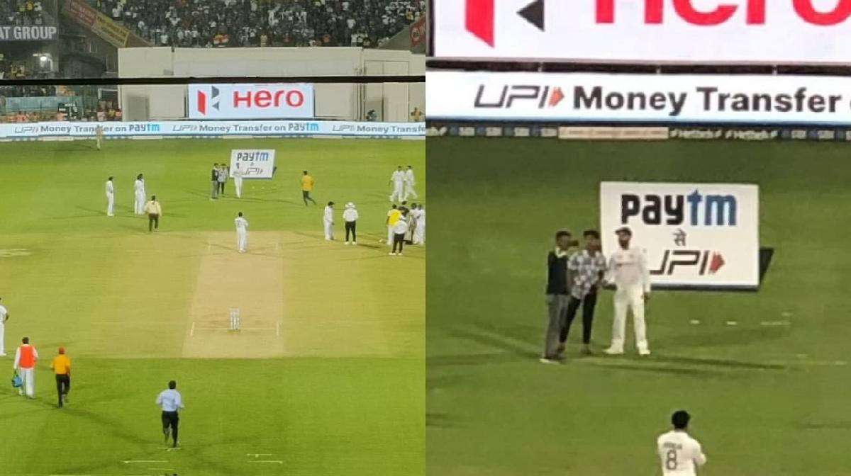 Fans Run to the ground clicks selfie with Virat Kohli in IND vs SL Test- Watch Video