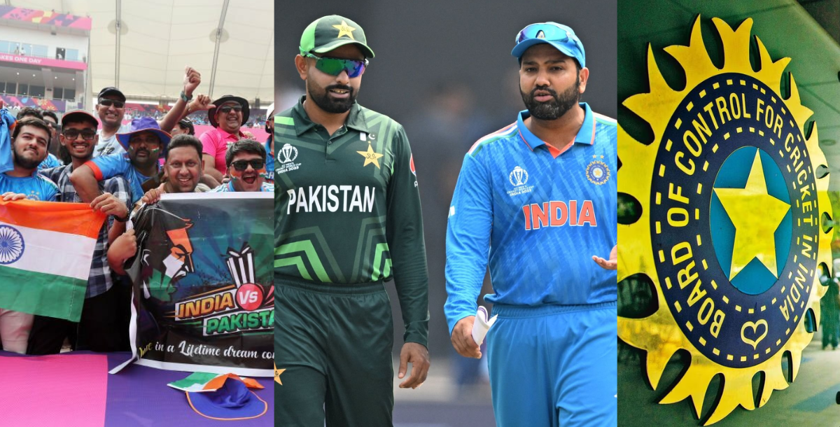 Fans vented their anger on BCCI for not showing World Cup 2023 ceremony in ind vs pak match