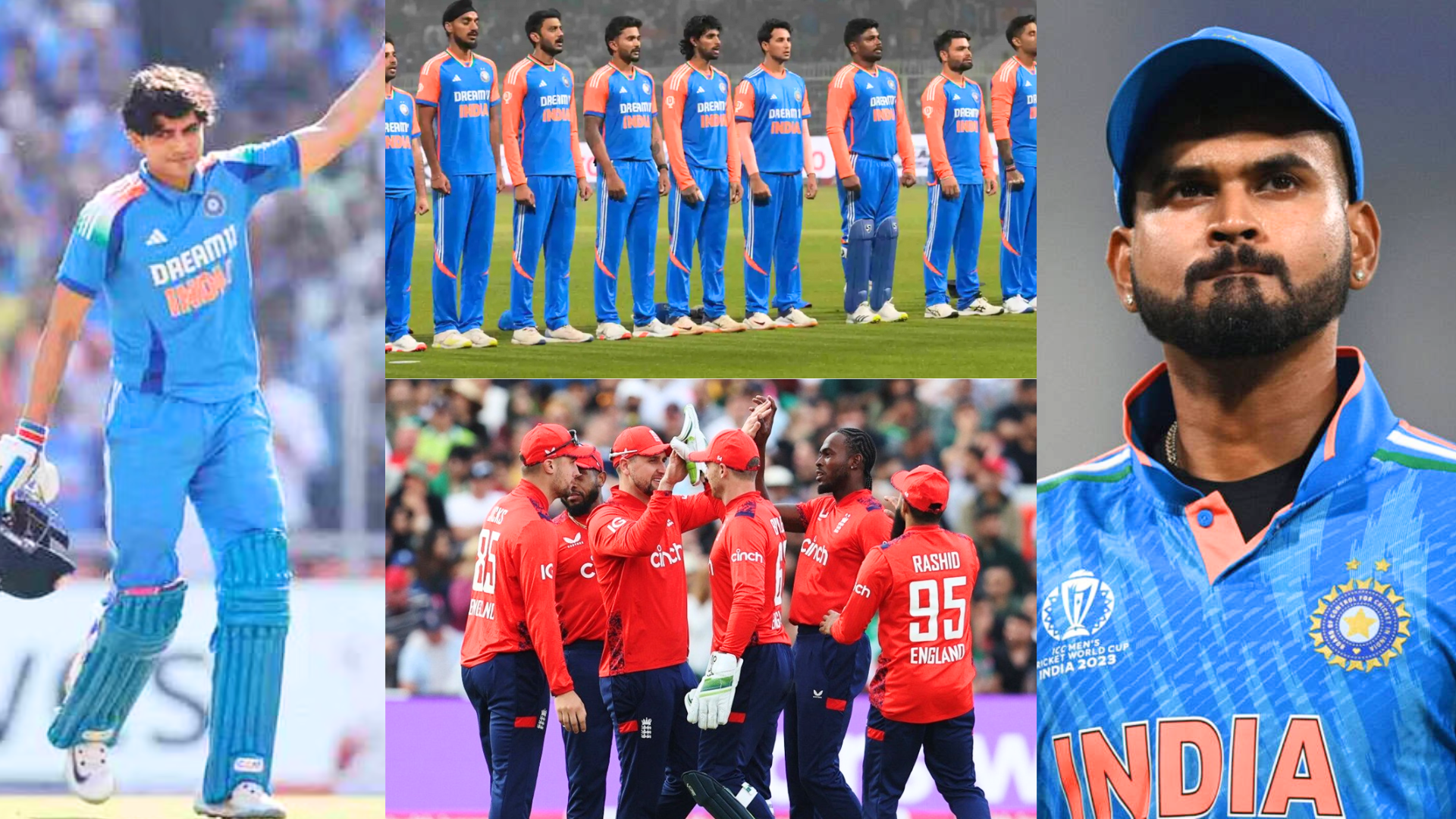 इंग्लैंड के खिलाफ 3 वनडे मैच की सीरीज के लिए 15 सदस्यीय Team India फिक्स! शुभमन गिल कप्तान, अय्यर उप...