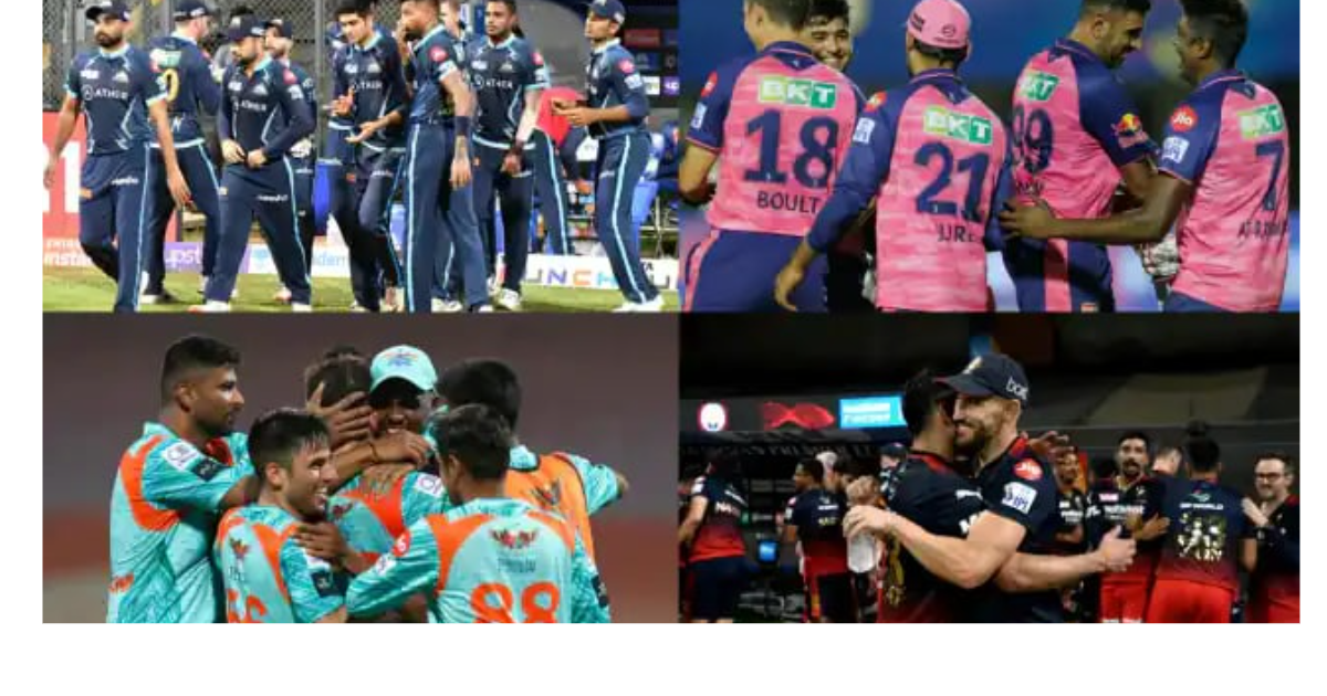 GT, LSG, RR, RCB qualify for IPL 2022 playoff race