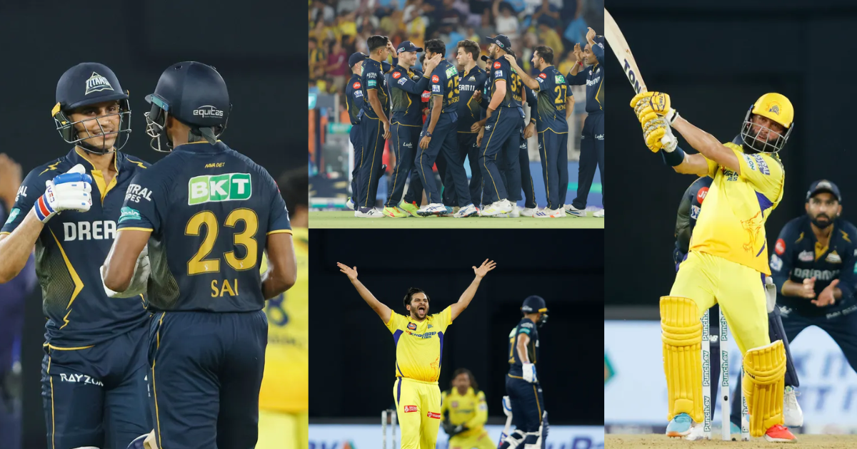 GT vs CSK Highlights: 31 चौके-25 छक्के, शुभमन-सुदर्शन ने चेन्नई एक्सप्रेस को पटरी से उतारा, धोनी भी...